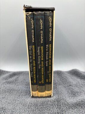 SERMONS AND SODA-WATER Vol. I, II, III By John O'Hara HC Books Third Printing